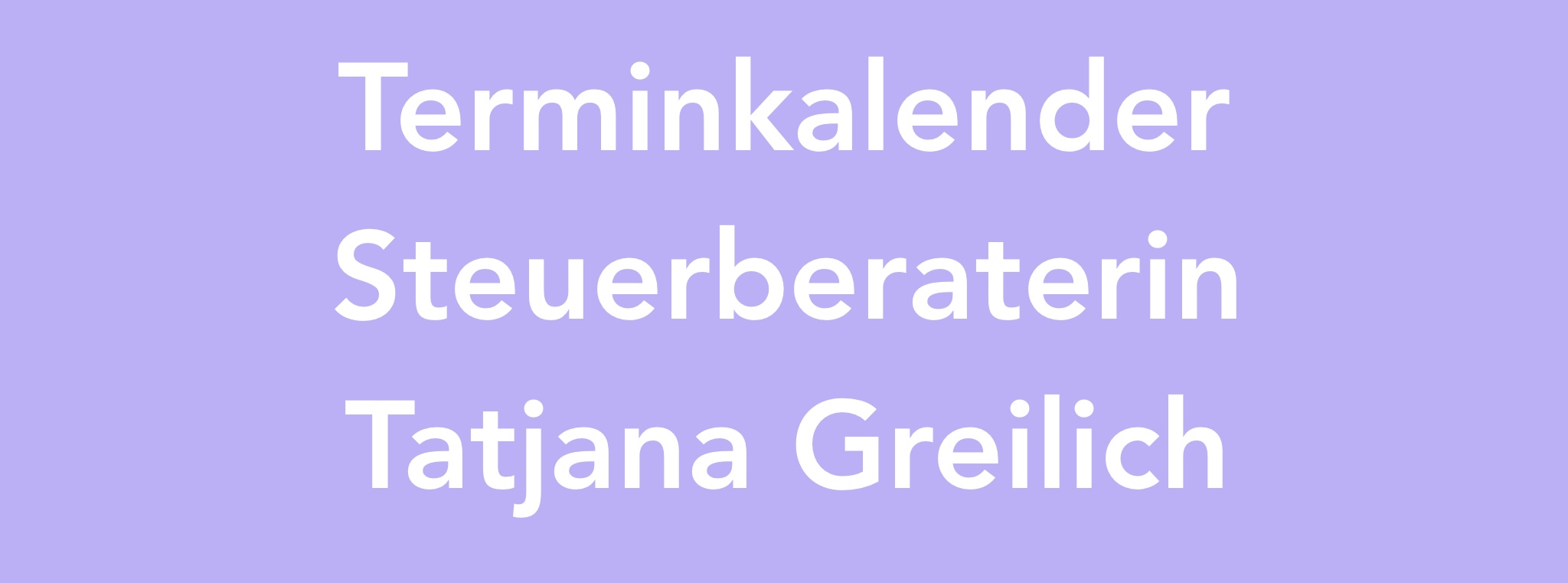 Terminkalender TG